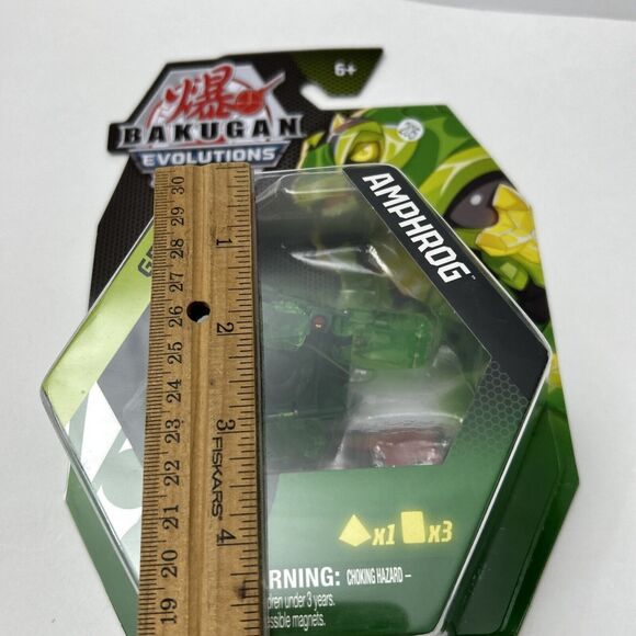 Bakugan Evolutions Geogan Amphrog Baku-Action Figure with Cards by Spin Master - Picture 9 of 9
